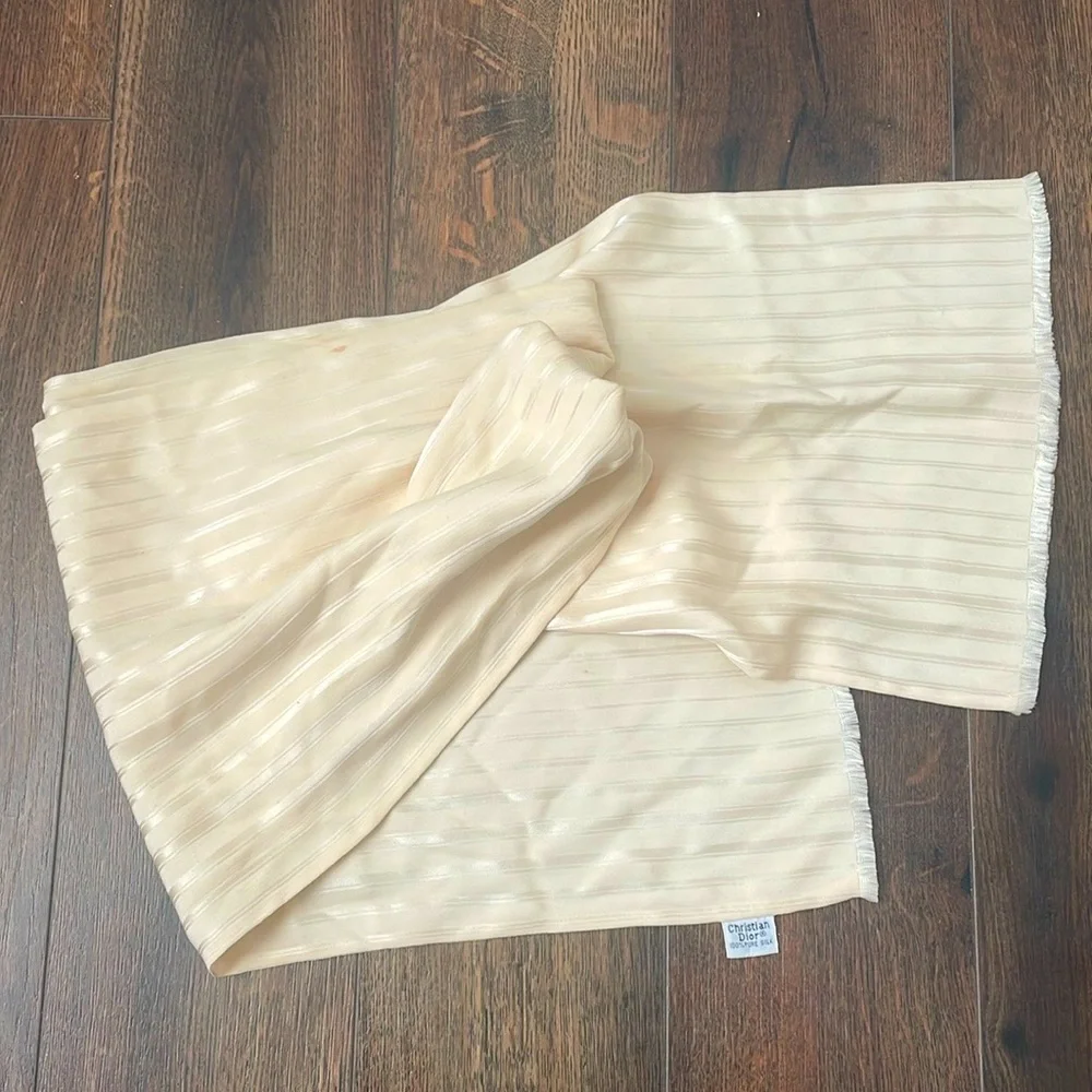 VINTAGE Christian Dior 100% Silk Scarf